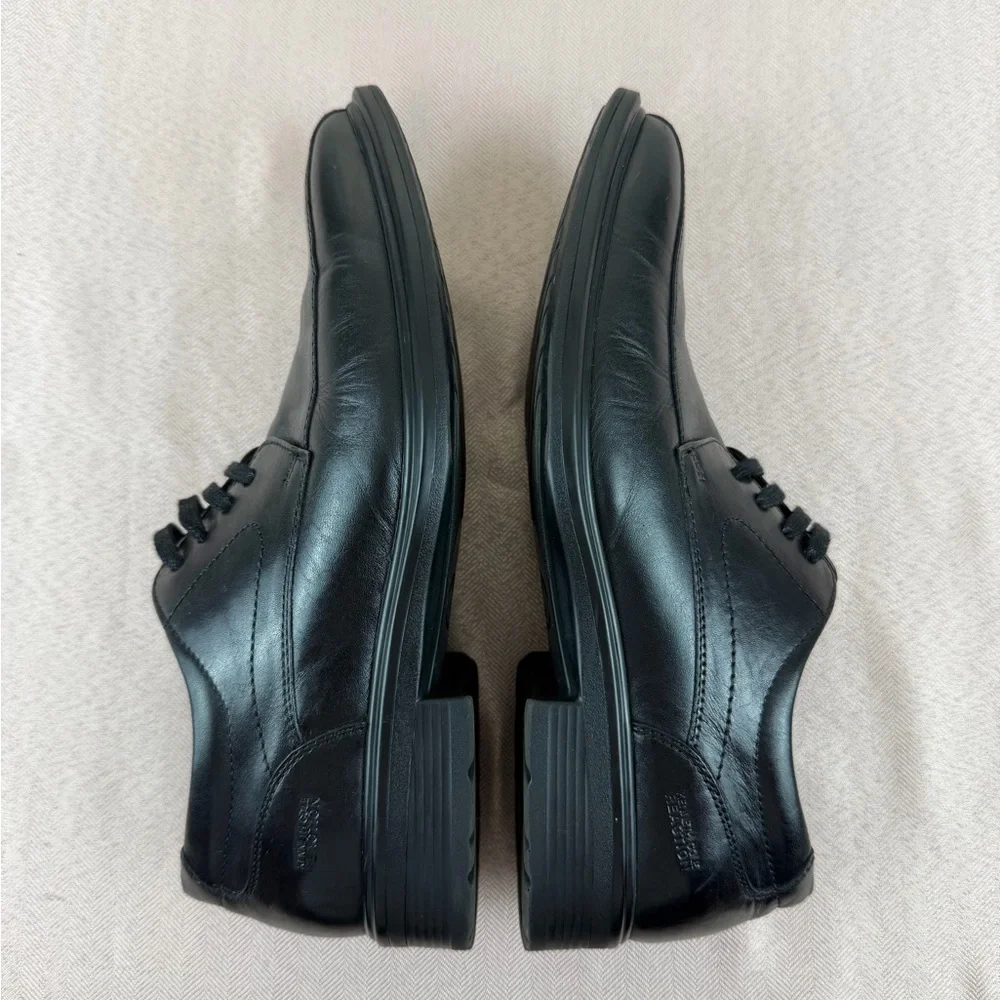 Kenneth Cole Reaction Stand Out Black Leather‎ Oxford Men’s Dress Shoes Size 8.5